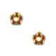Czech glass beads flower 5mm - Jet Full Marea 23980-28003